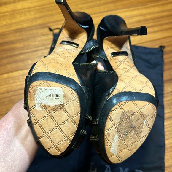 L.A.M.B hi heel sling back shoes - Picture 7 of 10